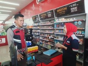 Antisipasi Gukamtibmas, Poslek Telagasari Gelar Patroli di Sekitar Pertokoan