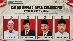Empat Nama Resmi Maju di Pilkades Sumurgede 2026, Warga Bersiap Tentukan Pilihan