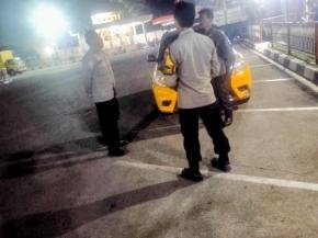 Patroli Malam Polsek Kotabaru Sambangi Obyek Vital SPBU
