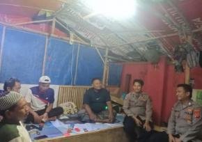 Stop Begal Anggota Polsek Pedes Tingkatkan Ronda Malam Bersama Masyarakat