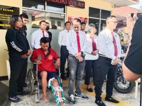 Dua Pelaku Curas Terhadap WNA di Jalur Pantai Pink Ditangkap Tim Puma Polda NTB