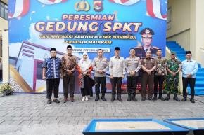 Kapolda NTB Resmikan Gedung SPKT Polresta Mataram, Tegaskan Komitmen Pelayanan Presisi