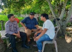 Sambang Anggota Polsek Pedes Ke Petani Pasca Idul Fitri