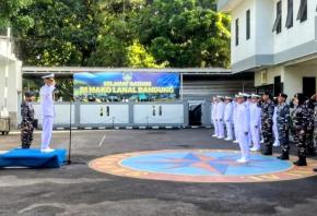 Pangkalan TNI AL Bandung Laksanakan Upacara Peringatan Hari Bela Negara Ke-77 Tahun 2025