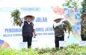 Bupati Kuningan H. Dian Rachmat Yanuar Sambut Menteri Dikdasmen, Tegaskan Pertanian Pilar Ekonomi Daerah