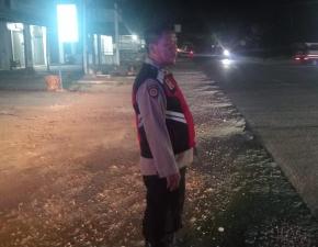 Upaya Polsek Telagasari Susuri Wilayah Perbatasan dan Pastikan Lingkungan Kondusif