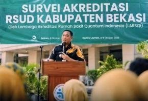 Pastikan Layanan Makin Aman, RSUD Kabupaten Bekasi Jalani Survei Akreditasi