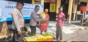 Memenuhi Kebutuhan Masyarakat Gelar Gerakan Program Pangan Murah (GPM)Polsek Pakisjaya Di Gelar Depan Makopolsek Pakisjaya