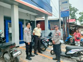 Patroli Obyek Vital Perbankan Polsek Kotabaru Himbau Security