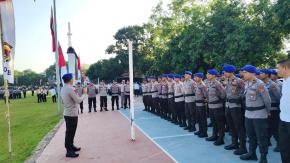 Apel Perdana Awal Tahun 2026, Dirpolairud Polda NTB Tekankan Profesionalisme dan Keselamatan Pelayaran