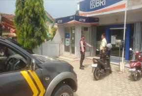 Polsek Pangkalan Gelar Patroli Wilayah, Jaga Unit Perbankan Tetap Aman dan Kondusif