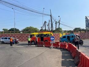 Wujudkan Mudik Lancar Dan Kondusif, Personil DiPos Pam Jomin Rutinkan Gatur Lantas