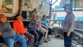 Panit Binmas Polsek Klari Berikan Imbauan Kamtibmas kepada Warga di Pangkalan Ojeg
