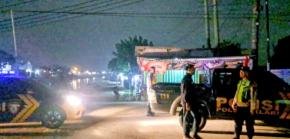 Malam Minggu, Polsek Klari Lakukan Patroli Antisipasi Tawuran, Sasar Jembatan Belendung