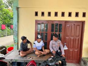 Anggota Polsek Pangkalan Laksanakan Giat Sambang, Sapa Warga di Lingkungannya