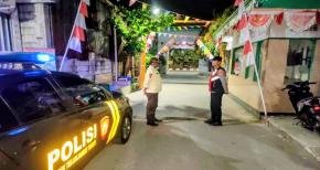Polsek Telukjambe Gelar Patroli Prekat, Rangkul Security untuk Jaga Kondusifitas Lingkungan Perum BTJ
