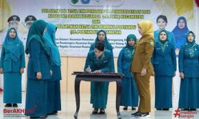 Ketua TP PKK Kabupaten Subang Ega Anjani Reynaldy, S. IP Lantik 12 Ketua PKK Kecamatan & Ketua Tim Pembina Posyandu