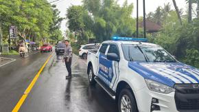 Pastikan Kenyamanan Masyarakat Berlalulintas, Satgas Pam Jalur Ope Lilin 2025, Perketat Pengamanan Jalur di Titik Vital Kota Mataram