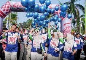 Langkah Bersama Warnai Hari Jadi Bekasi, Gerak Jalan Jadi Simbol Persatuan dan Semangat Membangun