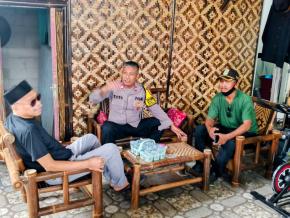 Polsek CIampel, Aiptu Sunartoyo Melaksanakan kunjungan atau sambang kepada masyarakat Desa Parunmulya