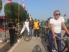 Kapolsek Rengasdengklok Pimpin Pengamanan Rangkaian Kegiatan Haul Syaikh Abdul Qodir Jaelani yang diselenggarakan Ponpes Al-Bhagdadi