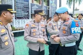 Kasi Propam Lakukan Pengecekan Gaktiblin di Lingkungan Polres Karawang