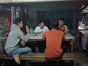 Bhabinkamtibmas Polsek Telagasari Laksanakan Patroli Siskamling di Wilayah Binaan