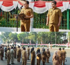 Apel Pagi, Pemkab Lebak ASN Diminta Jaga Kedisiplinan