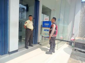 Polisi Ingatkan Security Perbankan, Agar tetap berkomunikasi kepada pihak kepolisian perihal kamtibmas di wilayah hukum polsek tempuran