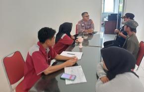 Kanit Sabhara Polsek Batujaya Menyampaikan Himbauan Kamtibmas dan Stop Judi Online