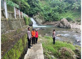 Ops Lilin Lodaya 2025, Kapolsek Pangkalan Pimpin Personel Gelar Pam Nataru di Objek Wisata Green Canyon