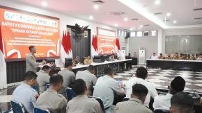 Rakor Lintas Sektoral Operasi Ketupat Lodaya 2026, Sinergitas TNI-Polri dan Pemda Karawang Diperkuat