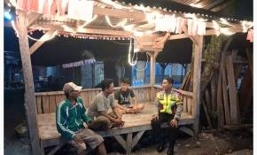 Bhabinkamtibmas Polsek Pangkalan Imbau Warga Desa Mulangsari Guna Intensifkan Ronda Malam Lingkungan