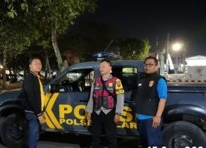Gabungan Personil Piket Fungsi Polsek Klari Lakukan Patroli Malam di Wilayah Rawan Kamtibmas