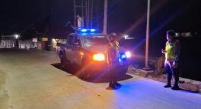 Upaya Anggota Personel Polsek Lemahabang Laksanakan Patroli Prekat Malam di Wilayah Hukum