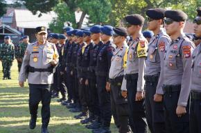Kapolda NTB Pimpin Apel Gelar Pasukan Ops Mandalika Rinjani 2025, Target Zero Insiden MotoGP