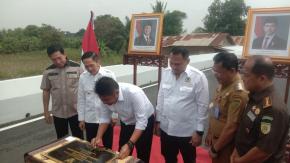 Di Resmikan Gubernur, Jembatan Layang Lettu Karim Gandus Jadi Proyek Percontohan Konstruksi Modern di Sumsel