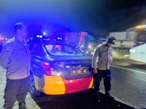 Cegah Gangguan Kamtibmas Polsek Purwasari Polres Karawang Tingkatkan Kegiatan Patrol