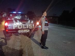 Antisipasi Kejahatan Malam, Polsek Telagasari Lakukan Patroli Rutin
