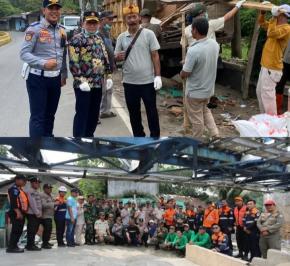 Sinergi PT KAI Persero Daop 1 Jakarta dengan Pemkab Lebak Tertibkan Bangunan Liar Demi Keselamatan Jalur Kereta Api.