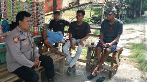 Upaya Bhabinkamtibmas Polsek Telagasari Sampaikan Himbauan Kamtibmas Kepada Masyarakat Binaan