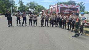 Pasar Mandalika dan Epicentrum Mall Dijaga Ketat Selama Operasi Lilin Rinjani