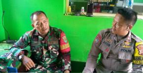 Merawat Sinergitas, Bhabinkamtibmas Polsek Rengasdengklok Kunjungi Koramil 0404 Rengasdengklok