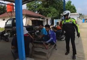 Unit Kamsel Satlantas Polres Karawang Rutin Sosialisasi Kamseltibcarlantas Kepada Masyarakat