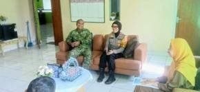 Silaturahmi Kamtibmas Kapolsek dan Danramil Jatisari Perkuat Sinergitas TNI-Polri Sambangi Camat