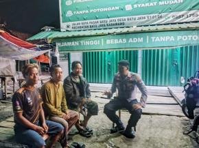 Anggota Polsek Batujaya Himbau Masyarakat terkait Kamtibmas untuk Ciptakan Keamanan di Lingkungan Masyarakat