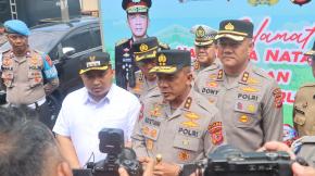 Kunjungan Kerja Kapolda Jawa Barat dalam Rangka Pengecekan Jalur Persiapan Operasi Lilin Lodaya 2025 di Wilkum Polres Subang