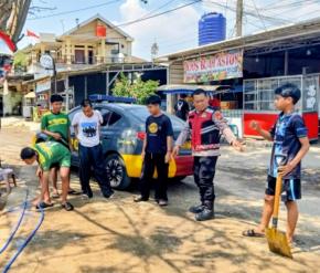 Samapta Polsek Klari Gelar Patroli Siang dan Sampaikan Pesan Kamtibmas kepada Warga