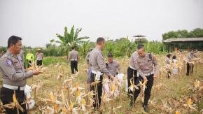 Satlantas Polres Karawang Gaungkan Swasembada Pangan, Bentuk Dukungan terhadap Program Ketahanan Pangan