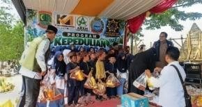 Hadirkan Kepedulian dan Kebahagiaan, Pemdes Pangulah Utara Gelar Santunan Anak Yatim